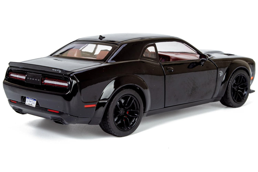 All Star Toys Challenger SRT Hellcat Widebody red caliper details attract attention.