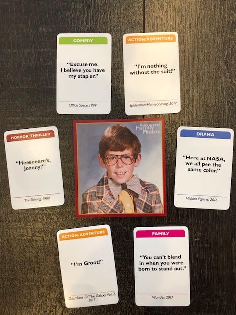 All Things Equal Awkward Family Photos Greatest Hits instruction card aids quick learning.