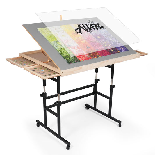 ALL4JIG 1500-piece puzzle table with legs for stable workstation