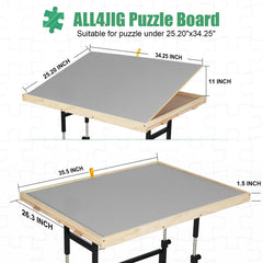 ALL4JIG protective cover guards puzzles from dust and spills
