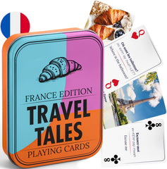 All7s Travel Tales France Edition tin for portable, stylish travel learning.
