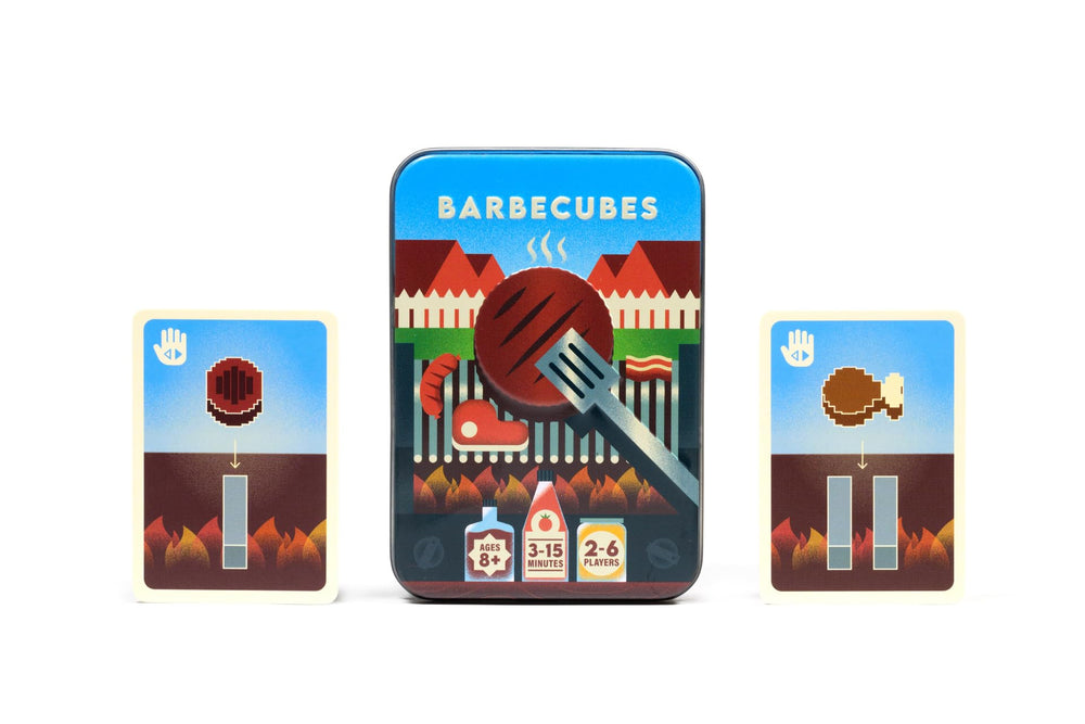 Alley Cat Games Barbecubes game-night setup for cooperative challenges