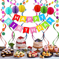 ALLFUN metallic hanging swirls provide dynamic movement for lively event ambiance.