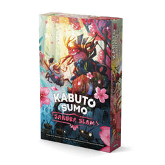 Allplay Kabuto Sumo Sakura Slam board game on a colorful setup for coin-pushing battles