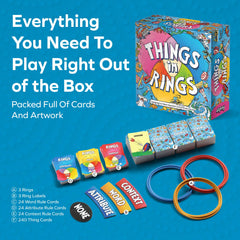 Allplay Things in Rings small box design travels easily for on the go game nights
