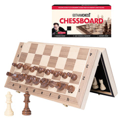 Allstar GothamChess Board folded for compact storage and travel convenience.