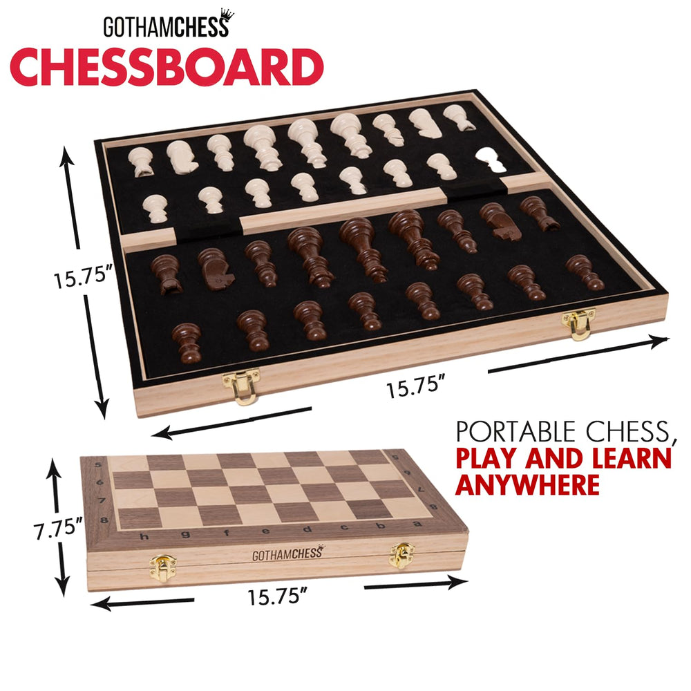 Allstar GothamChess Board notation border assists move recording during play.