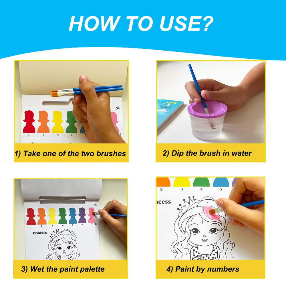 ALNETI kid craft bundle for parties with princess-themed activities