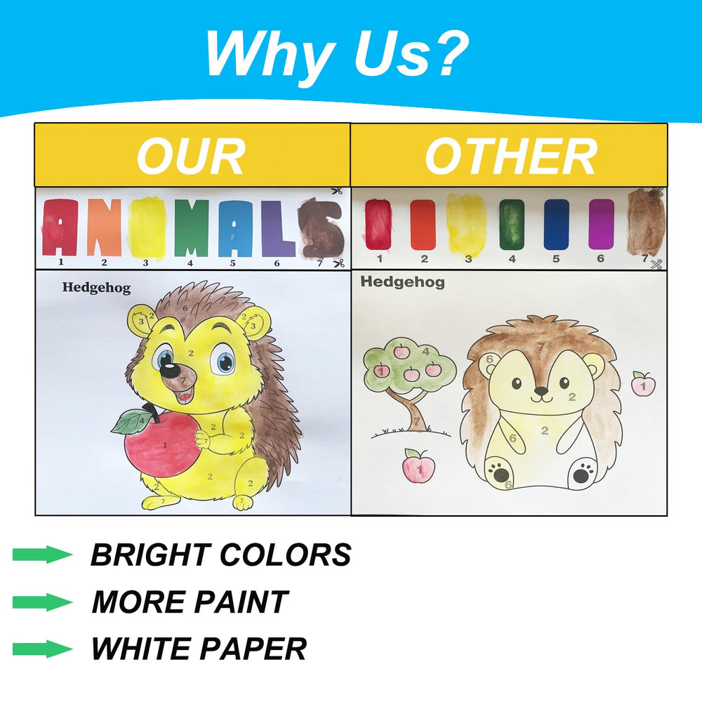 ALNETI Paint with Water Books bear artwork delivers mess-free creative play for preschoolers.