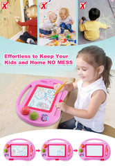 ALOTJOY portable doodle board is ideal for on-the-go learning.