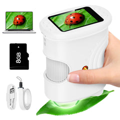 Alotwan Kids Microscope pocket-size design for on-the-go exploration.