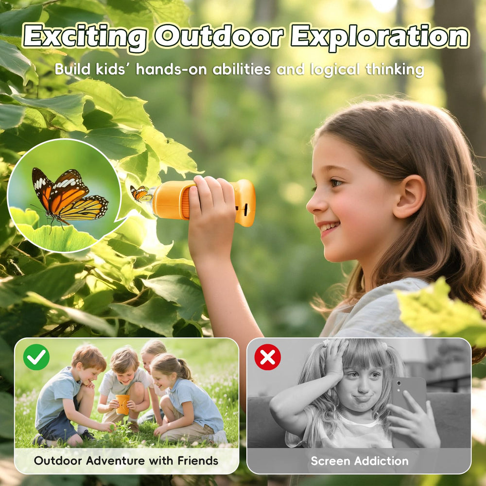Neck strap keeps hands free during exploration with Alotwan.