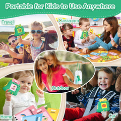Alotwan pocket speech reader delivering pronunciation for each card.