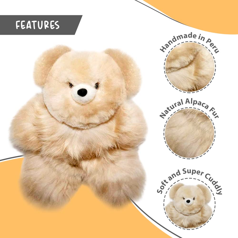 AlpacaNext detailed stitching and authentic fur reflect high quality Peruvian craftsmanship