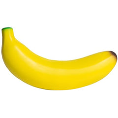 ALPI Banana Stress Toy with foam texture for tactile squeezing.