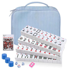ALRALLI portable mahjong tiles for durable, smooth gameplay on any table