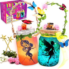 Alritz Fairy Lantern Kit jars ready for a cozy, kid-friendly night light project.