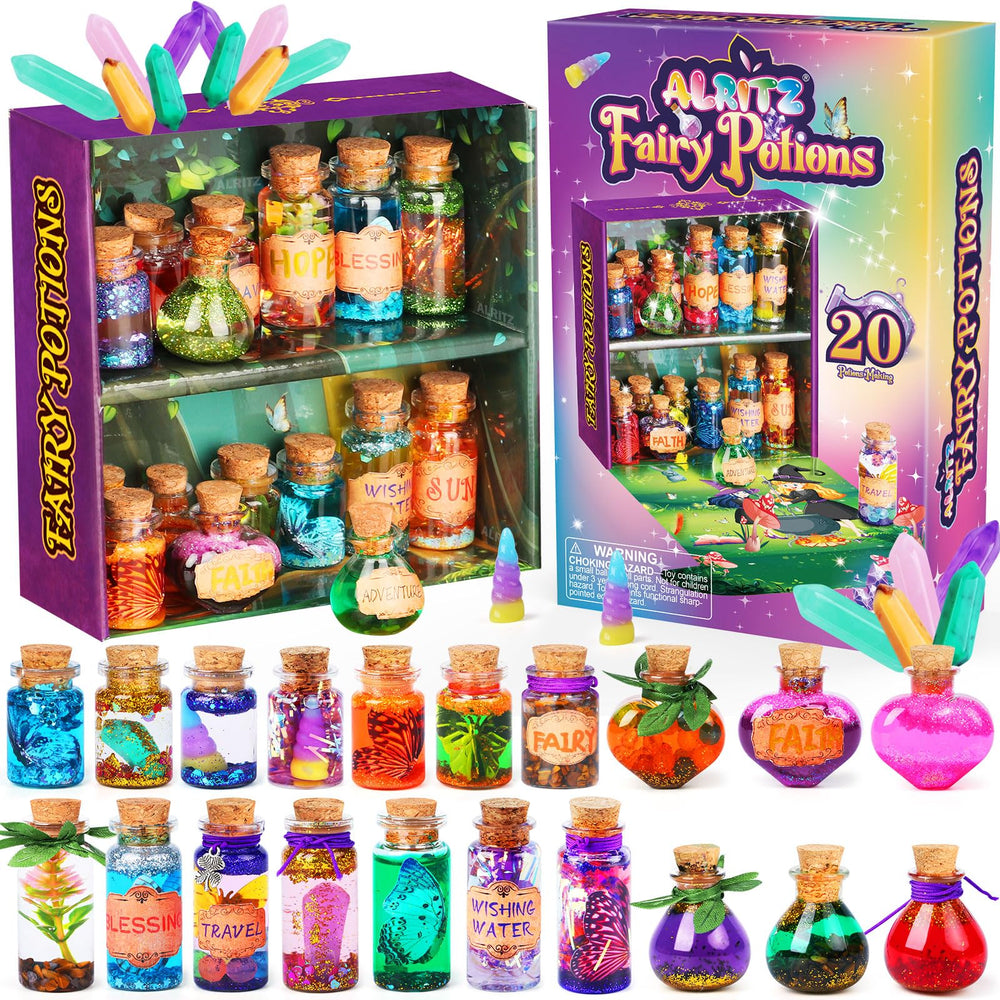 Alritz Fairy Potions Kit: magic bottles fuel imaginative play and storytelling.
