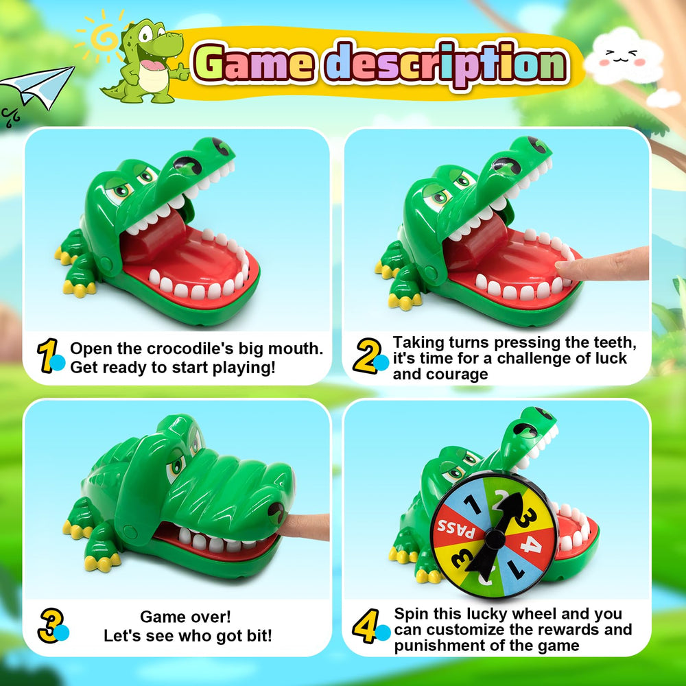 ALS AILISUO crocodile jaws are securely reinforced for durability
