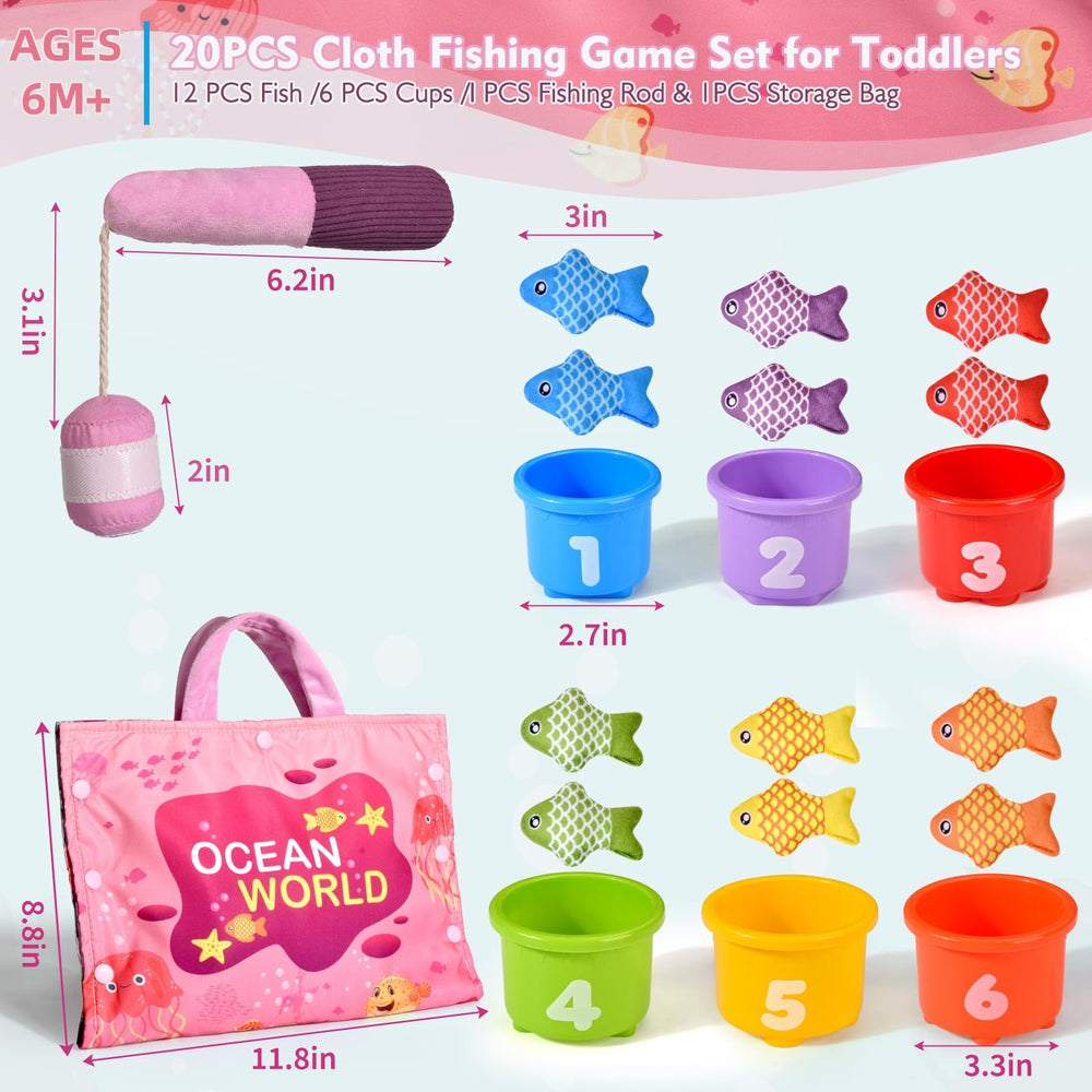 Alsatic parent-child fishing play – encourages bonding and shared discovery during playtime.
