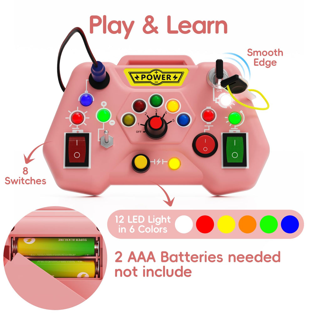 Alsatic travel-friendly busy board ideal for car rides and flights