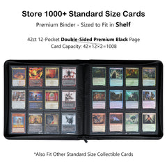 Alteagle binder with side-loading pockets for easy card insertion