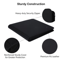 Alteagle binder with padded leatherette finish for durable protection