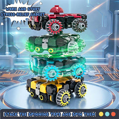 Altuco 4-pack transformable fidget spinner battle vehicle ready for action-packed pretend play