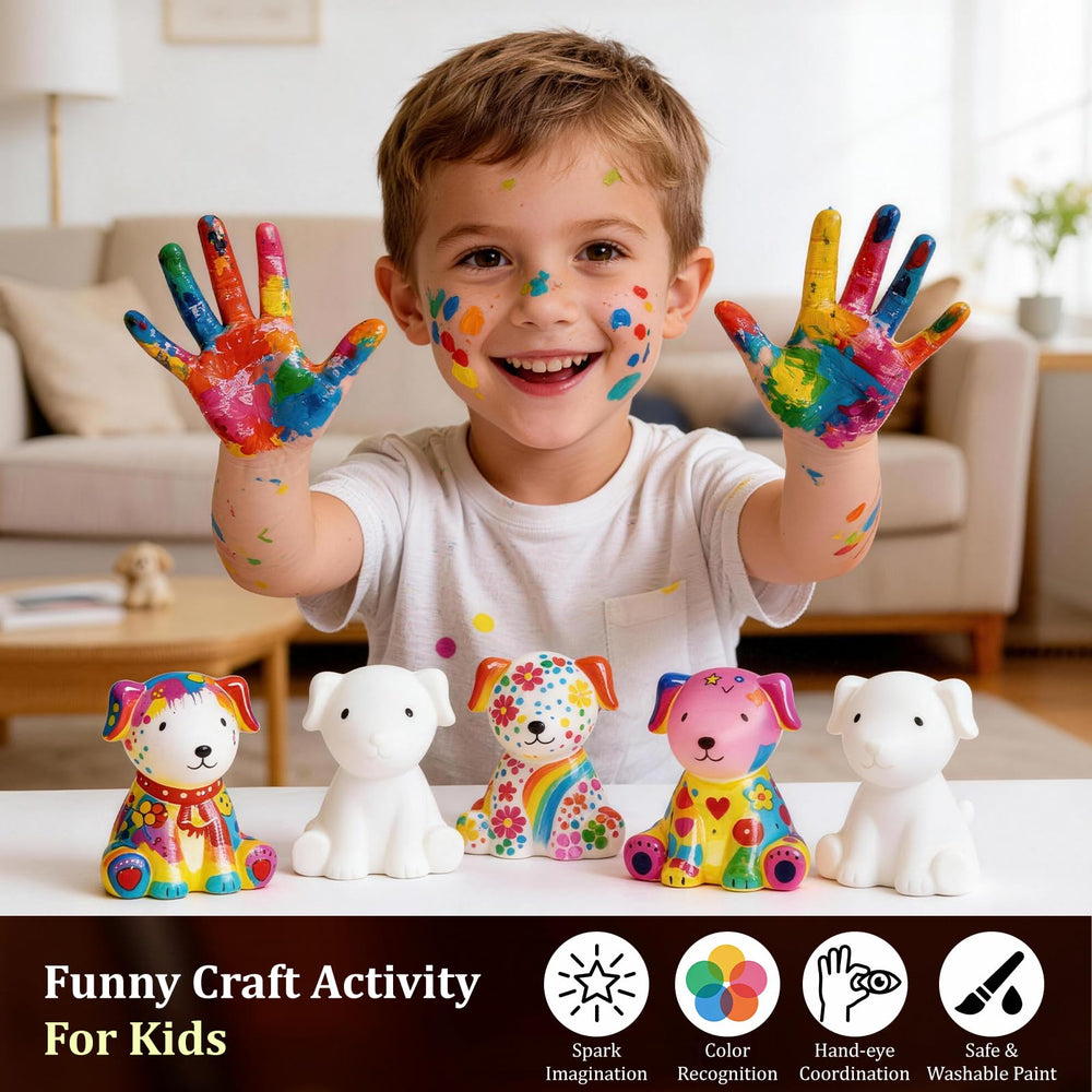 AluAbi color palette and brushes enable vibrant, easy painting for kids