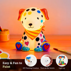 AluAbi gift ready packaging for the dog lamp art kit