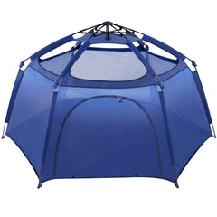 Alvantor Baby Playpen pop-up hub setup for quick, safe play indoors or outdoors.