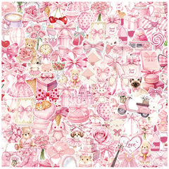 Alynta sticker set for laptops and luggage, easy to apply and remove.