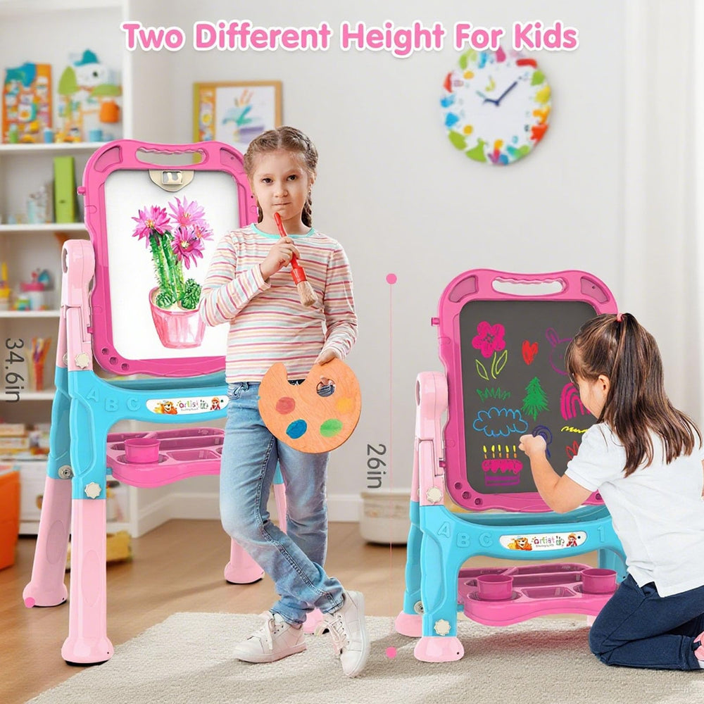 Amagoing Easel demonstrates 360-degree rotation for versatile drawing angles.