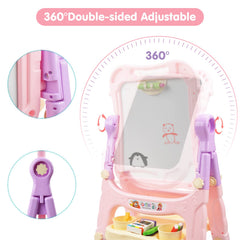 Amagoing easel foldable for quick setup and space-saving storage