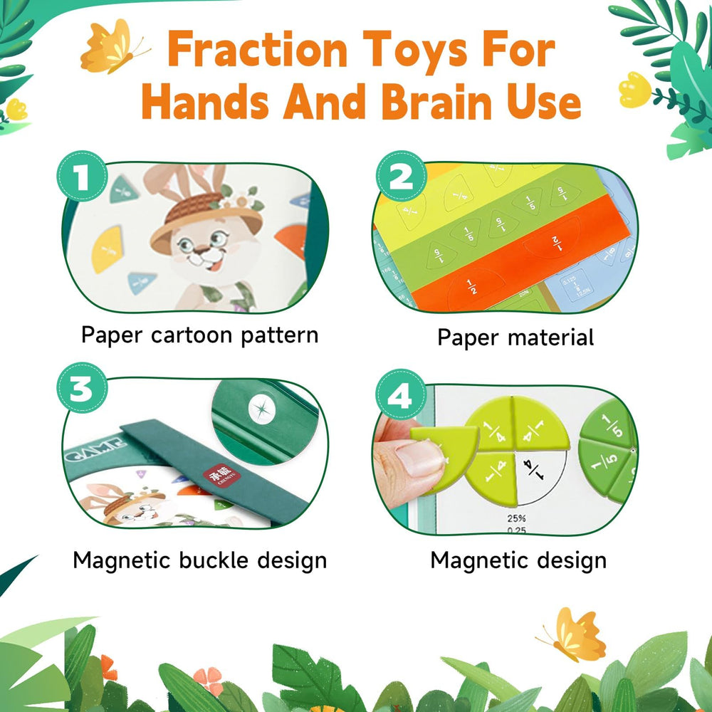 AMAMIA homeschool fraction learning kit supports playful math practice at home.
