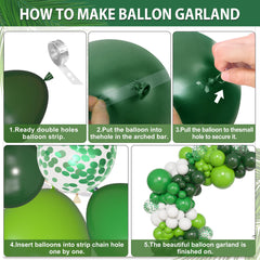 Confetti balloons add festive detail to Amandir kit.
