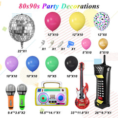 Amandir disco ball arch kit adds sparkling ambiance to retro parties
