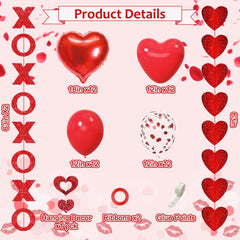 Amandir red foil love balloon ideal for proposals and anniversaries