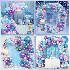 Amandir snowflake balloons evoke a winter wonderland vibe for celebrations