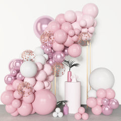 Amandir 10-inch white/pastel balloons for garland filler