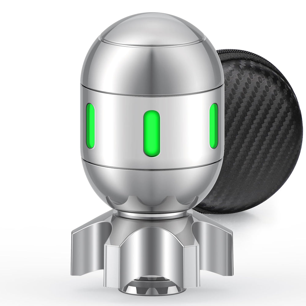 Amarlozn Atomic Bomb Spinner glow-in-the-dark finish enhances desk focus.