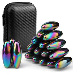 Amarlozn rattle magnets snake eggs 18pcs displayed for tactile play and focus