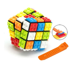 AMAZA 3x3 speed cube unboxing and display setup.