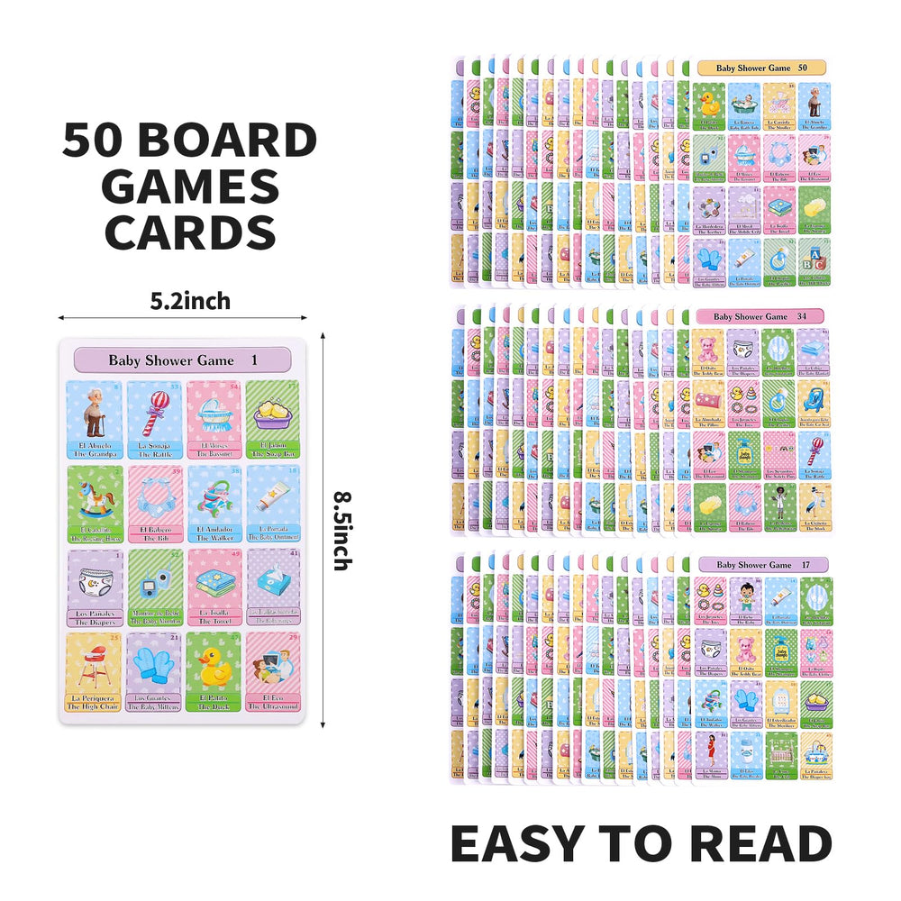 Ambercalm bingo cards with colorful patterns for quick marking
