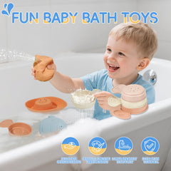 AMCHSURI owl bath toy; promotes grasping and imaginative tub time.