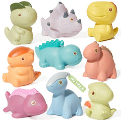 AMCHSURI dinosaur bath toy side view; compact for tiny hands.