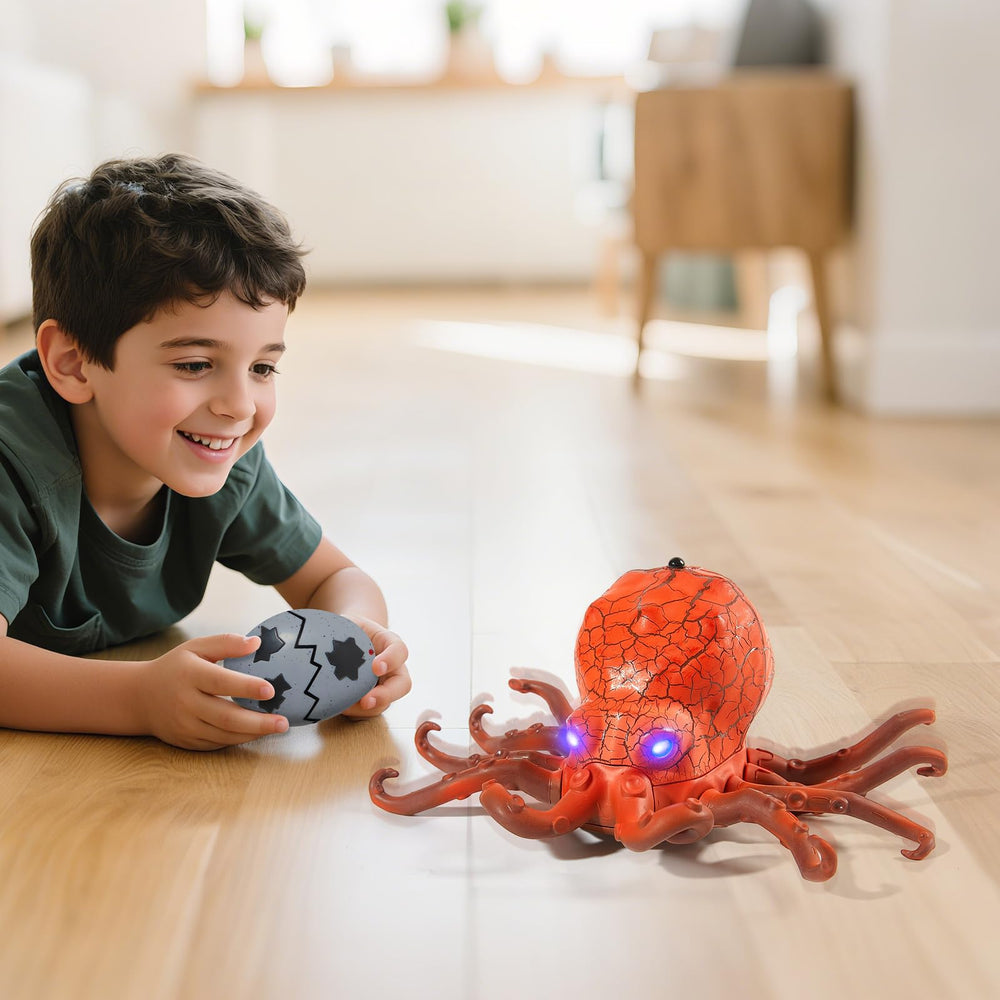 AMCHSURI RC octopus performing a spin dance via trick mode