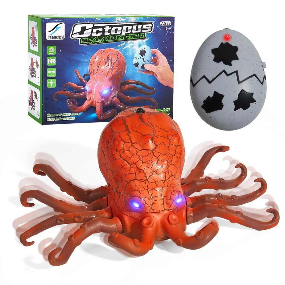 AMCHSURI remote control octopus with blue eyes for party pranks and wow factor
