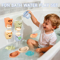 AMCHSURI sealed animals bath toys, safe design with mold-free benefits.