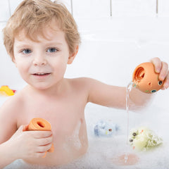 AMCHSURI squirting animal bath toy colorful set promoting imaginative water play.